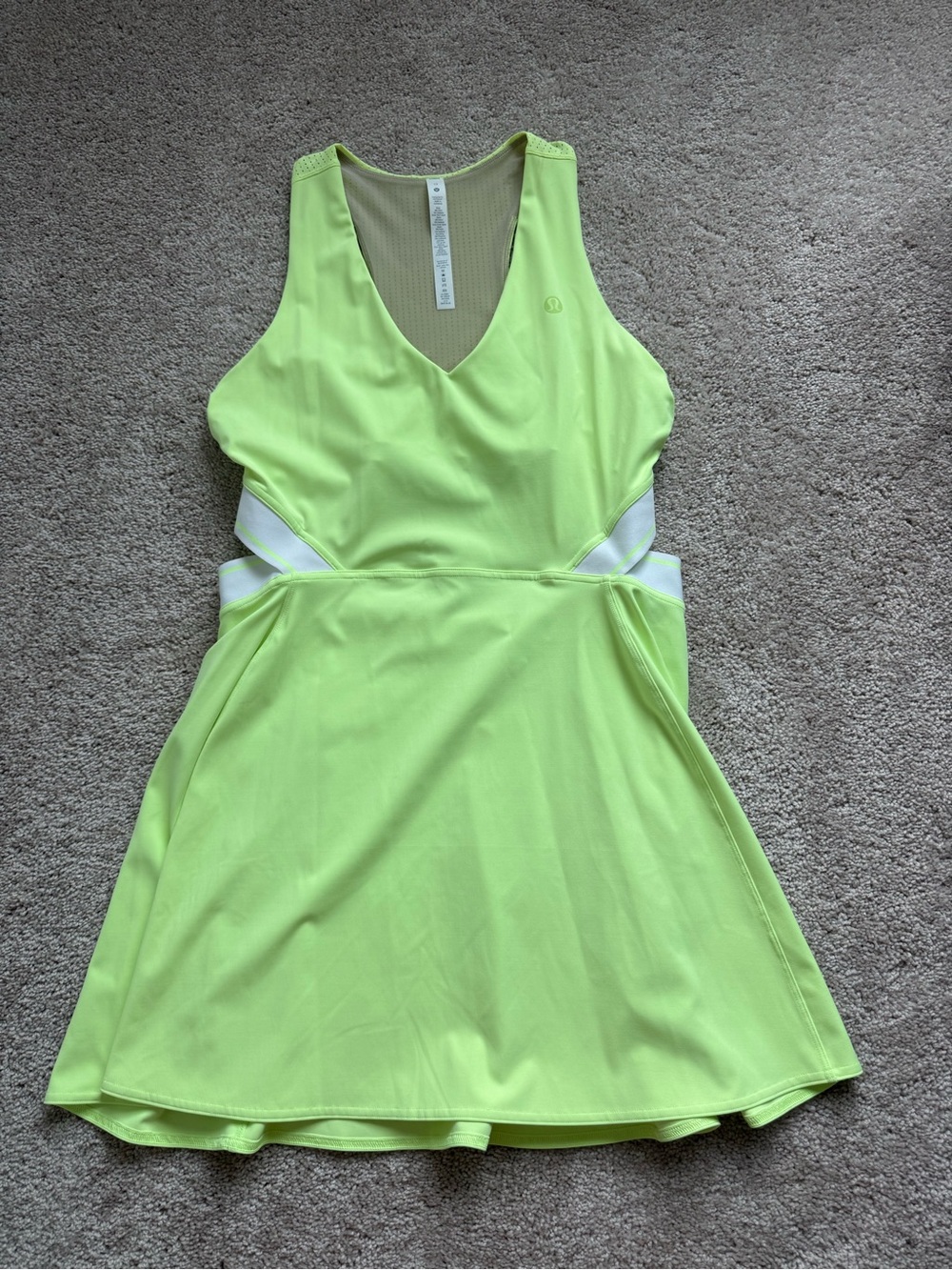 Lululemon V-Neck Racerback Tennis Dress